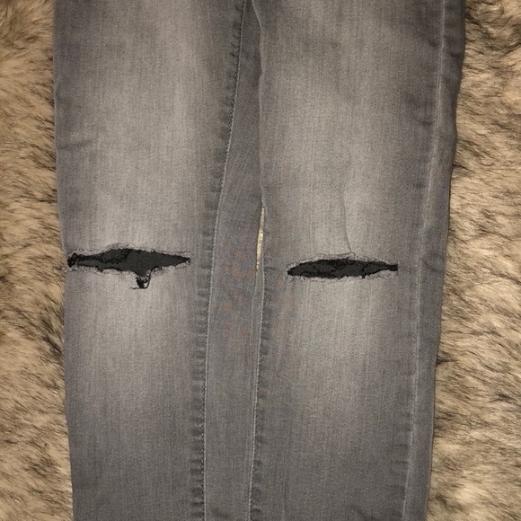 High waisted grey skinny jeans! - Picture 3 of 3